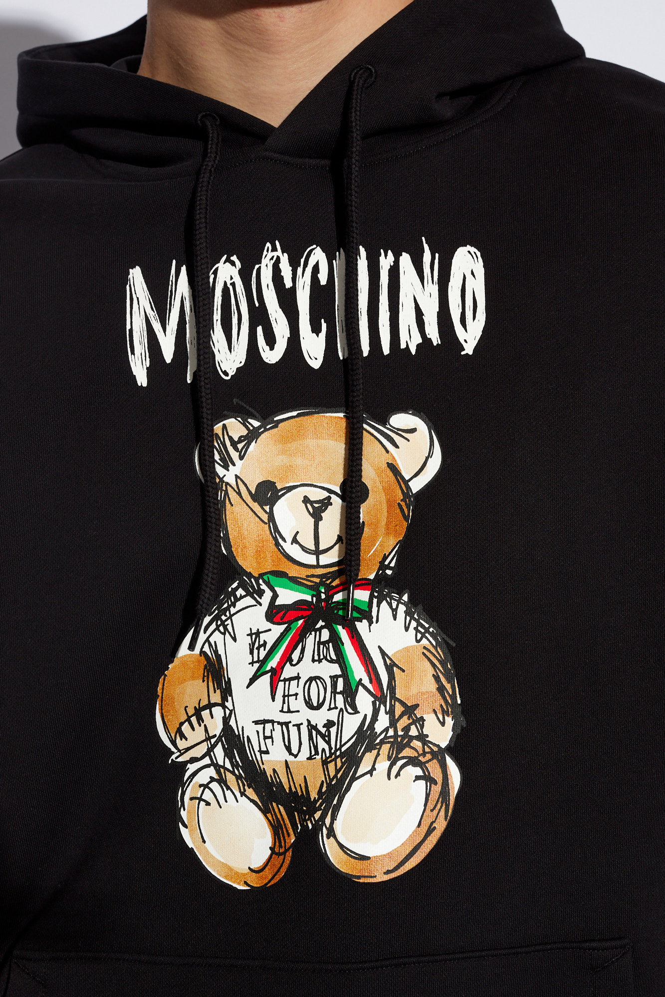 Moschino hoodie discount mens